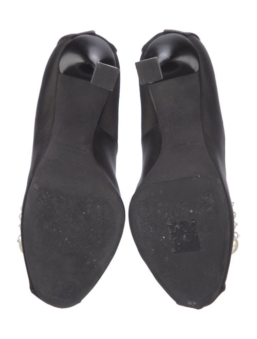 Miu Miu Satin Studded Accents Pumps