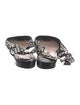 Miu Miu Patent Leather Plaid Print Slingback Flats