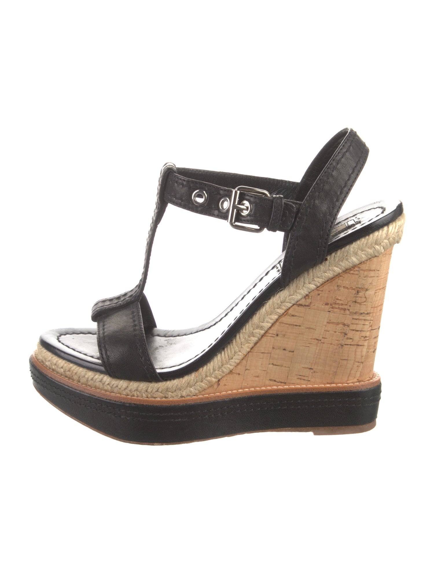 Miu Miu Leather Espadrilles