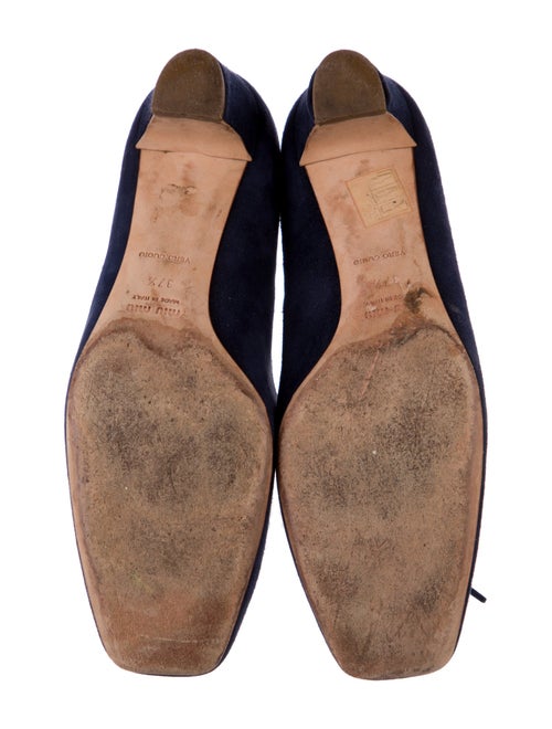 Miu Miu Suede Bow Accents Pumps