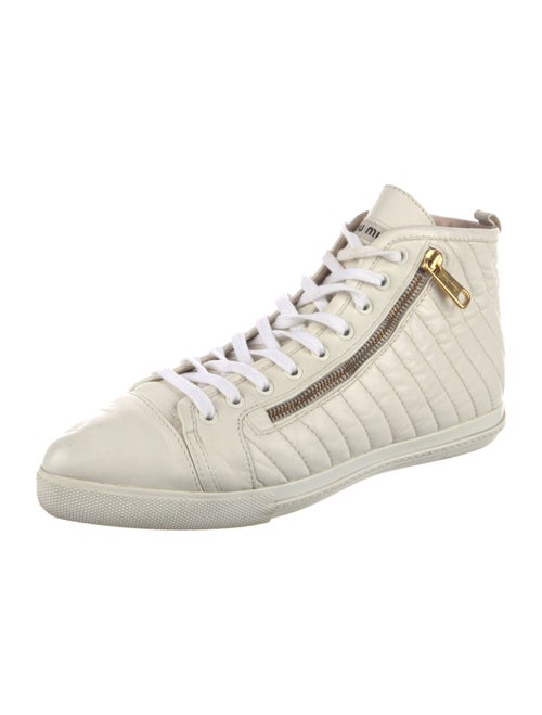Miu Miu Leather Sneakers
