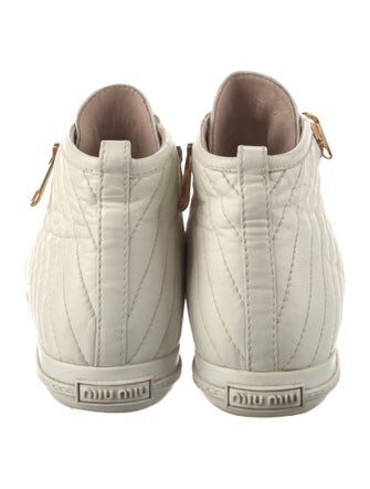 Miu Miu Leather Sneakers