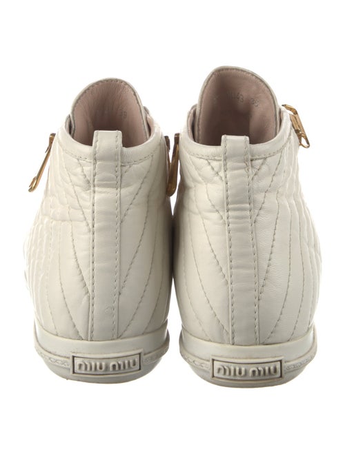 Miu Miu Leather Sneakers