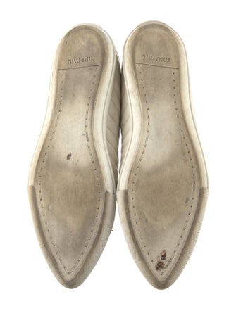 Miu Miu Leather Sneakers