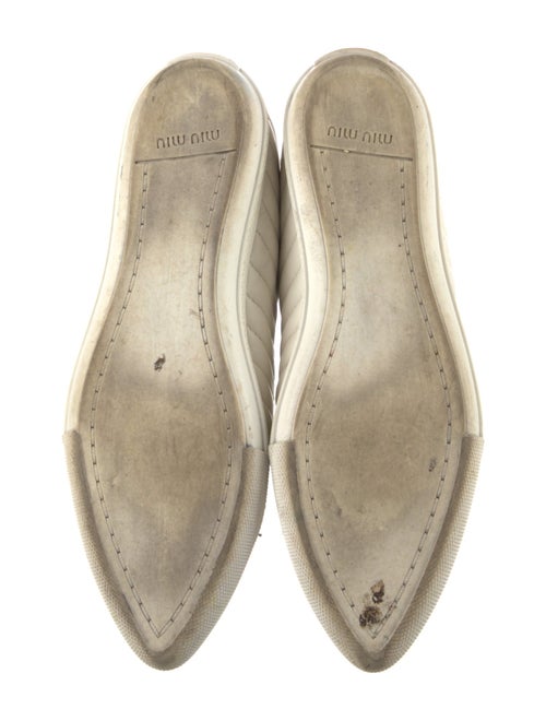 Miu Miu Leather Sneakers