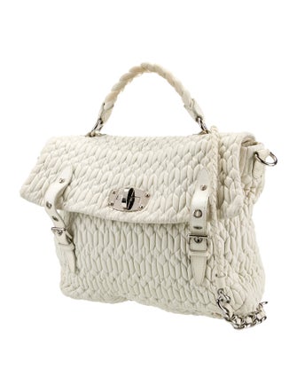 Miu Miu Leather Top Handle Bag