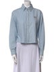 Miu Miu 2025 Striped Button-Up Top
