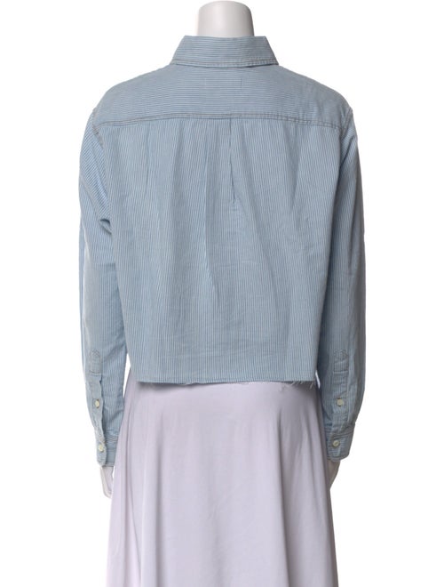 Miu Miu 2025 Striped Button-Up Top