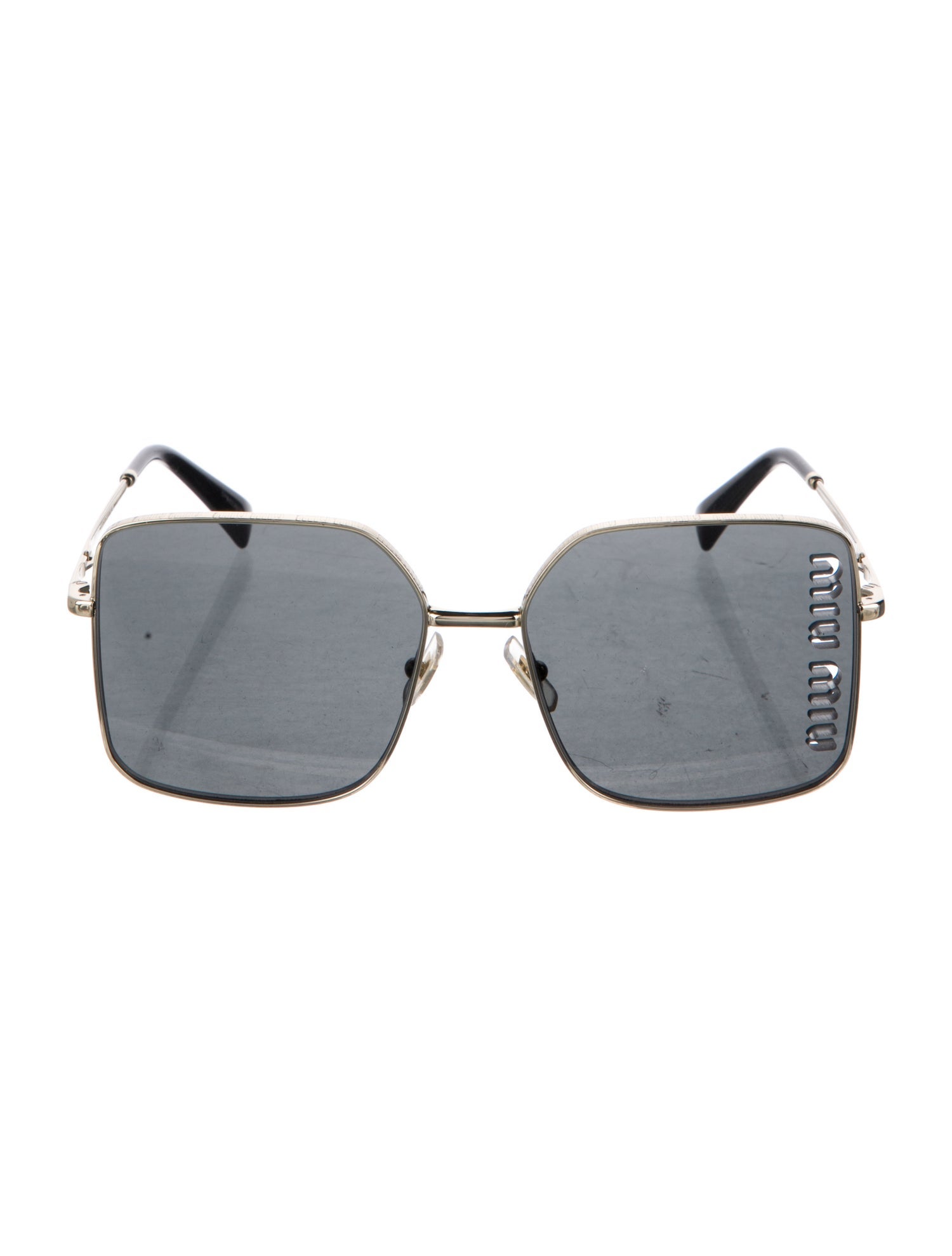 Miu Miu Oversize Tinted Sunglasses