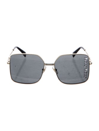 Miu Miu Oversize Tinted Sunglasses