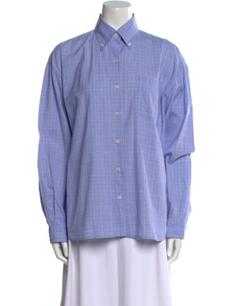 Miu Miu 2018 Long Sleeve Button-Up Top