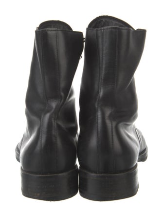 Miu Miu Leather Lace-Up Boots