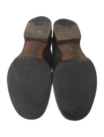 Miu Miu Leather Lace-Up Boots