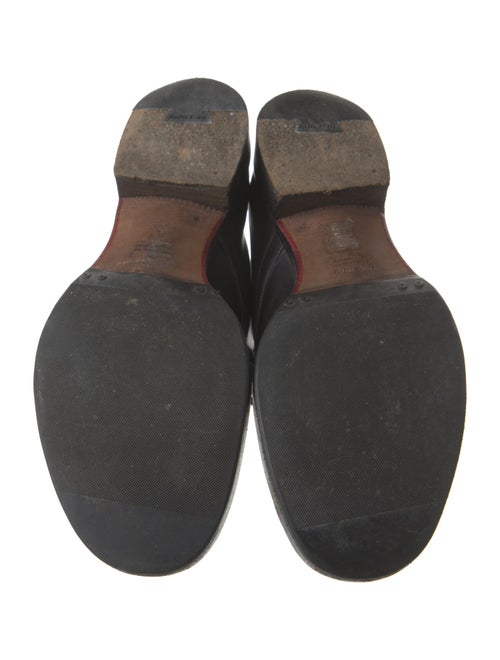 Miu Miu Leather Lace-Up Boots