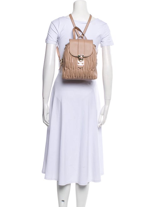 Miu Miu Leather Backpack