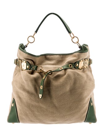 Miu Miu Canvas Bucket Bag