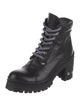 Miu Miu Leather Combat Boots