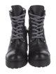 Miu Miu Leather Combat Boots