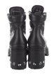 Miu Miu Leather Combat Boots