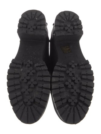 Miu Miu Leather Combat Boots