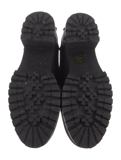 Miu Miu Leather Combat Boots