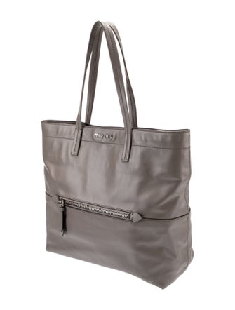 Miu Miu Leather Tote