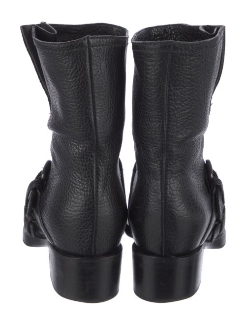 Miu Miu Leather Moto Boots