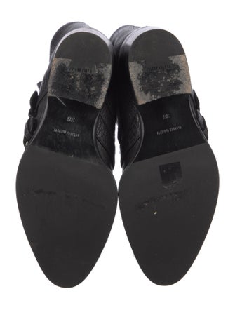 Miu Miu Leather Moto Boots