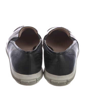 Miu Miu Leather Loafers