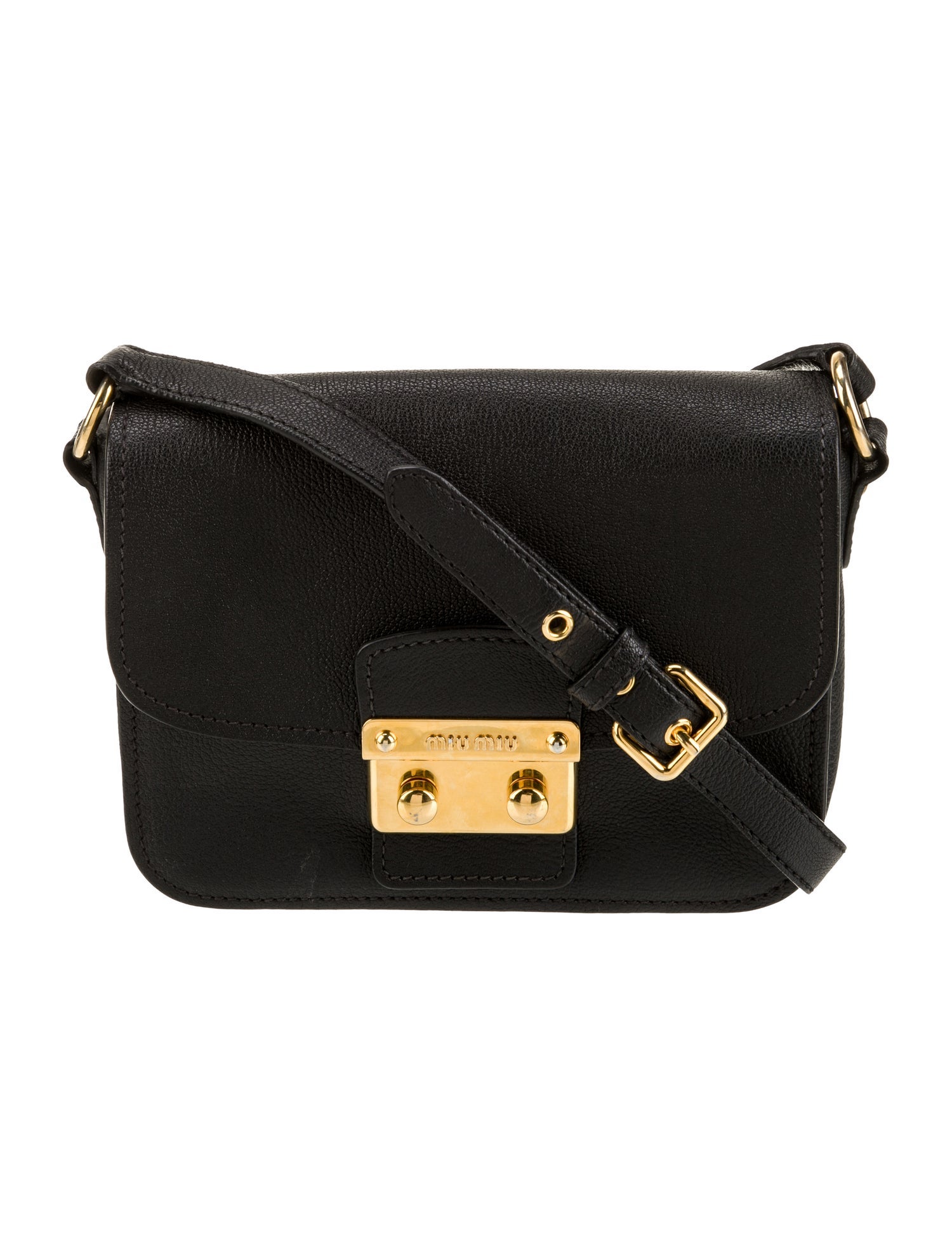 Miu Miu Goat Leather Madras