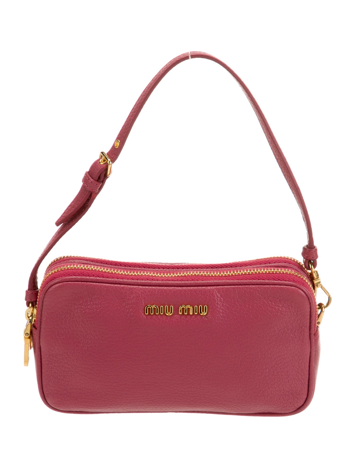 Miu Miu Leather Top Handle Bag