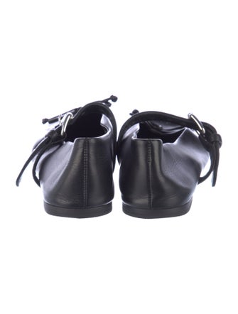 Miu Miu Leather Mary Jane Flats