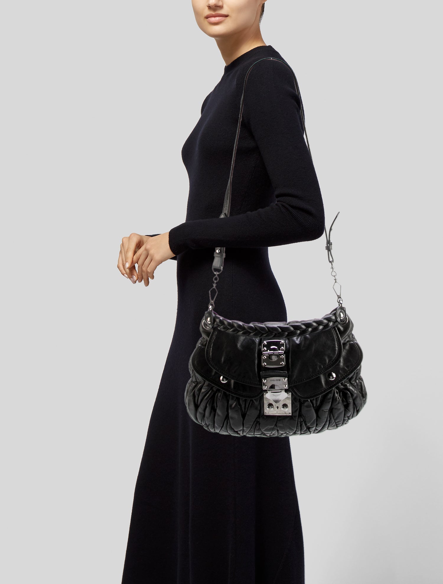 Miu Miu Leather Hobo