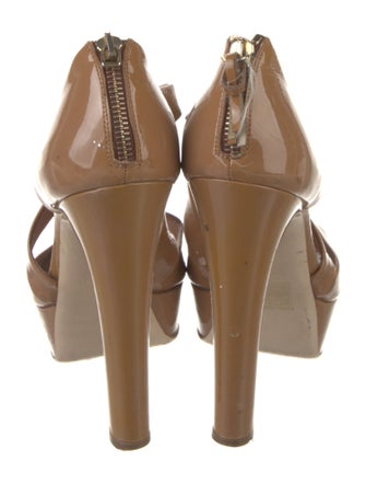 Miu Miu Patent Leather Sandals