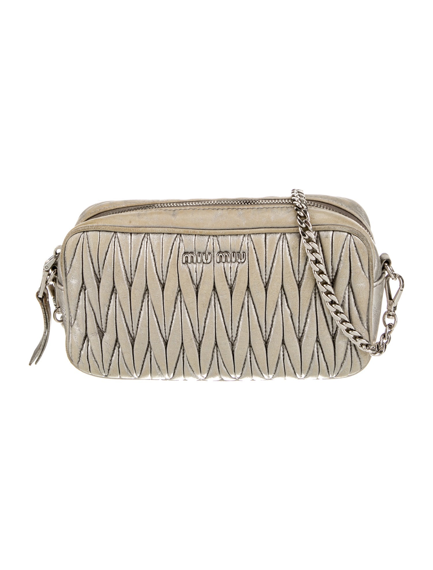 Miu Miu Lambskin Crossbody Bag