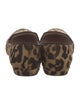 Miu Miu Ponyhair Animal Print Loafers