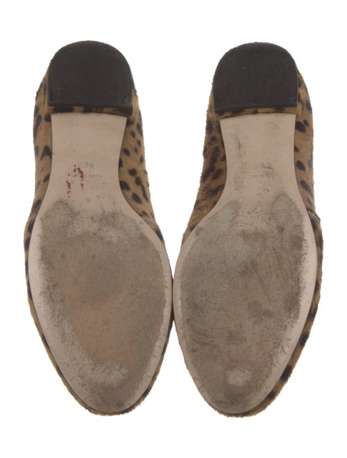 Miu Miu Ponyhair Animal Print Loafers