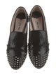 Miu Miu Leather Studded Accents Loafers