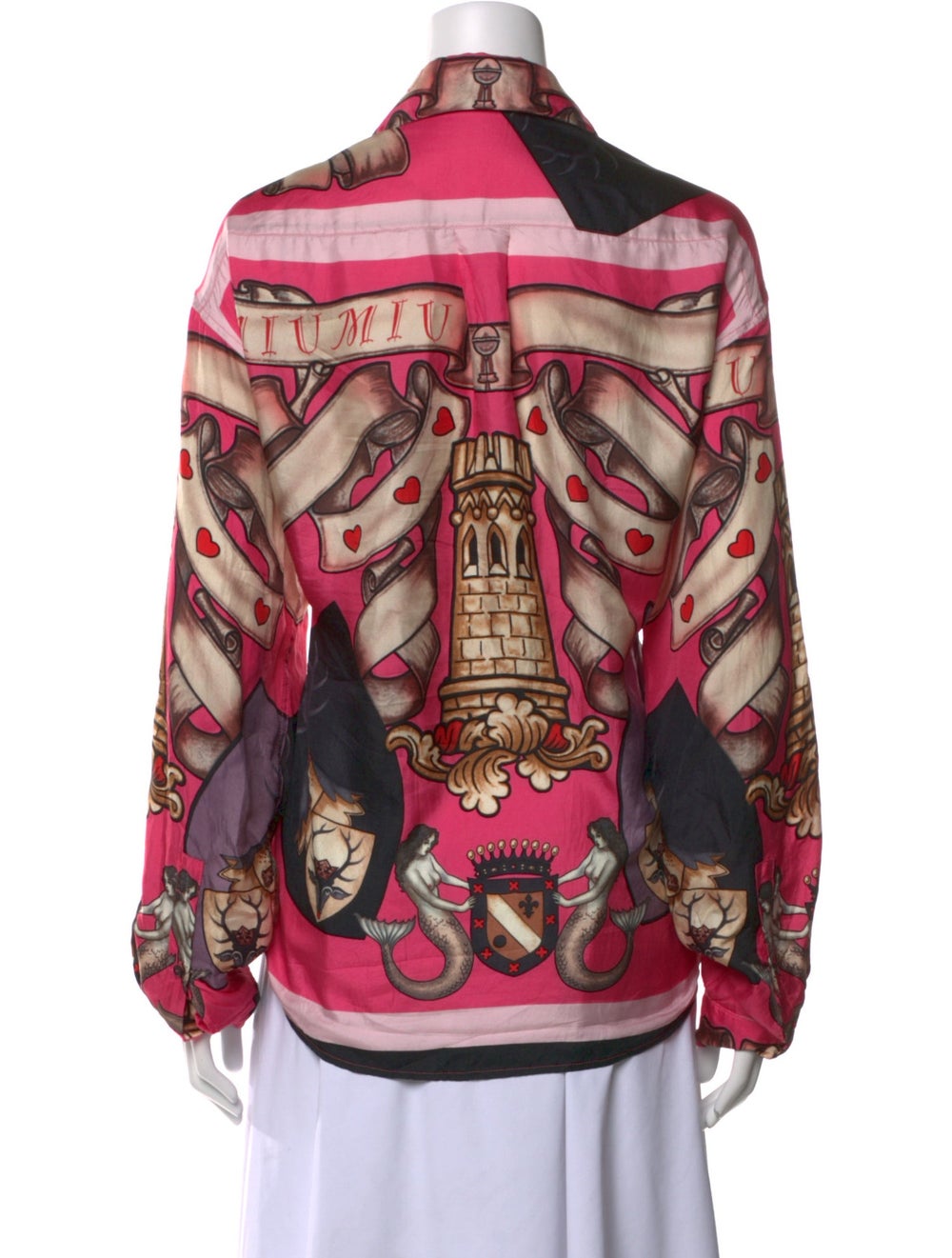 Miu Miu Silk Button-Up Top From the Pre-Fall 2019… - image 3