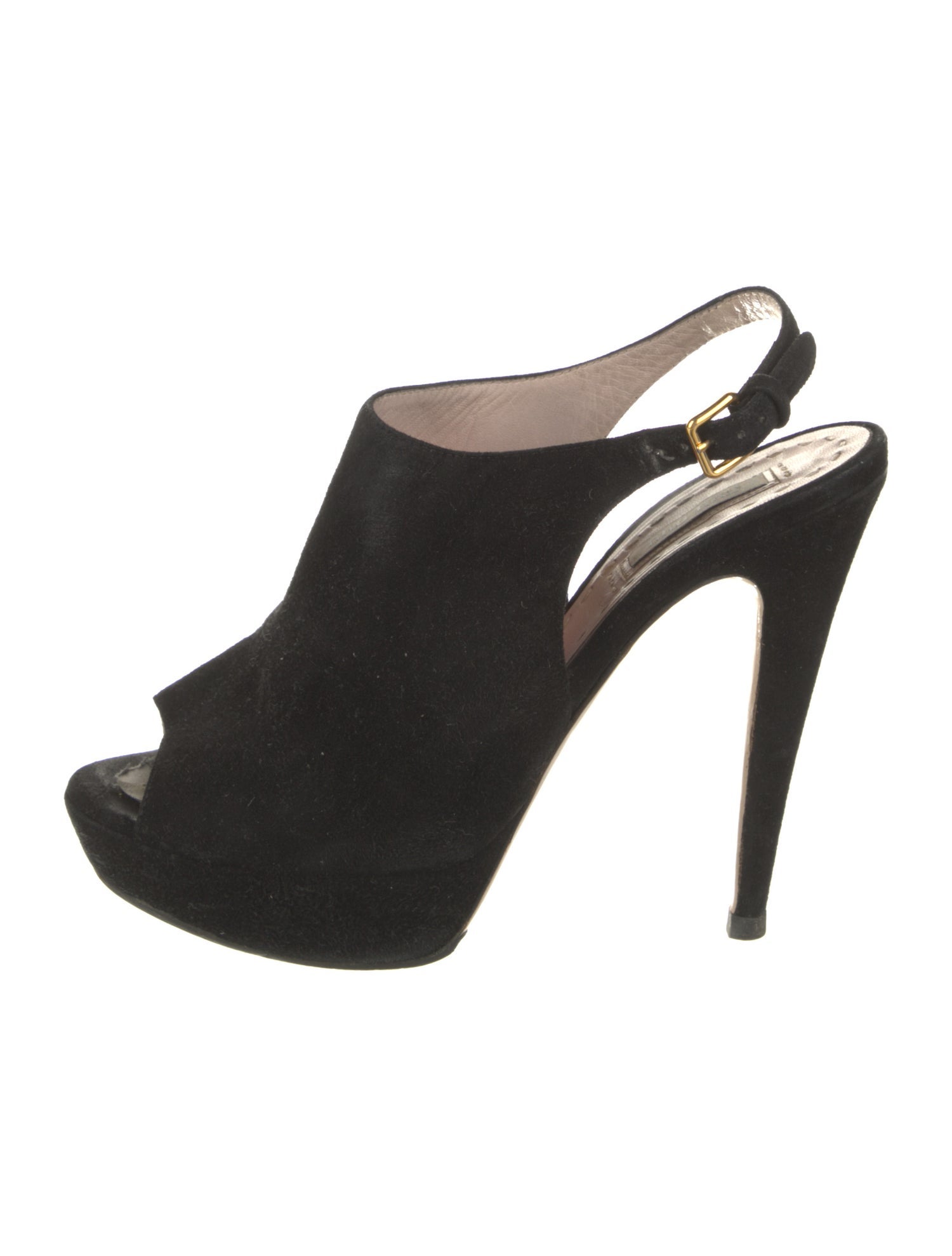 Miu Miu Suede Slingback Pumps