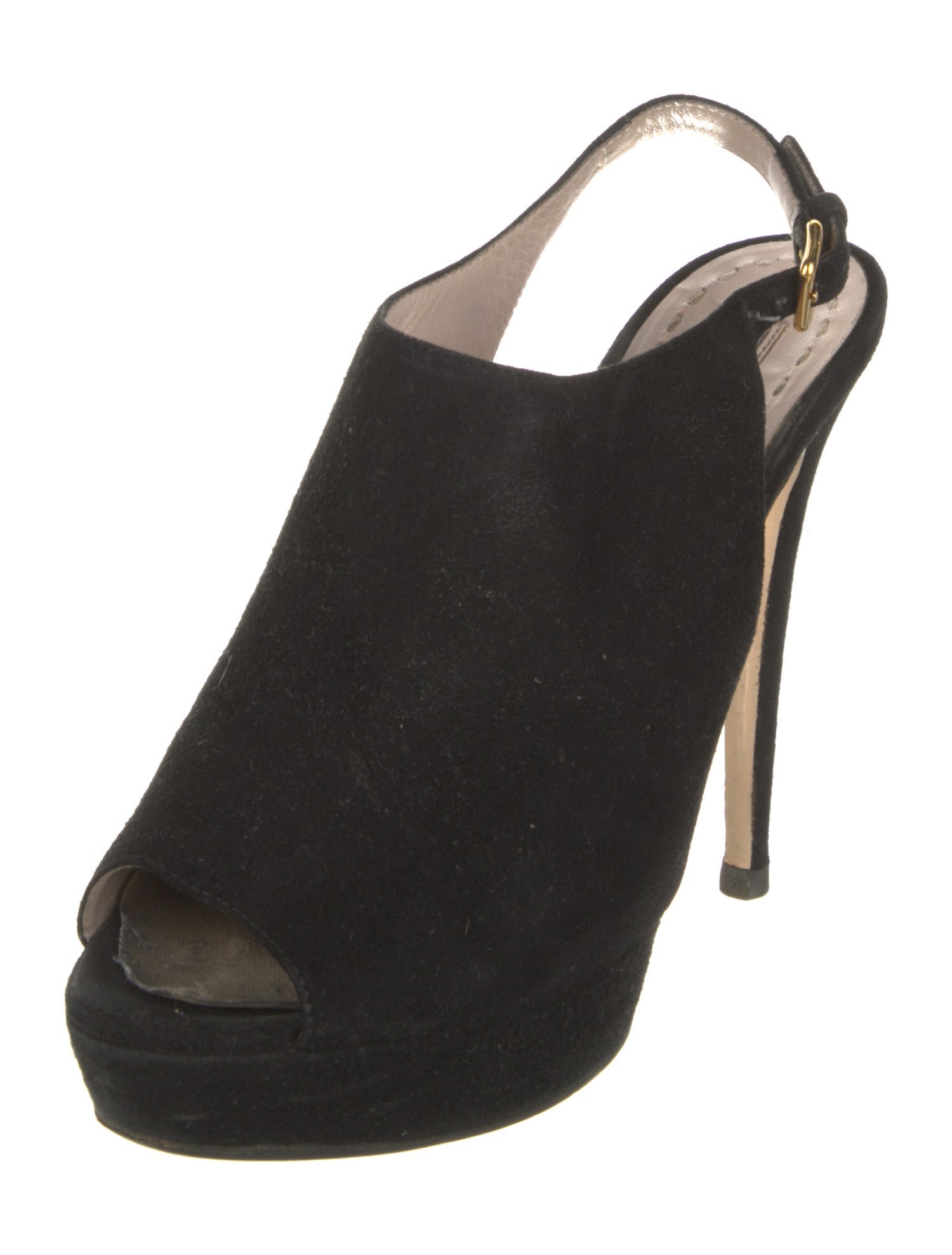 Miu Miu Suede Slingback Pumps