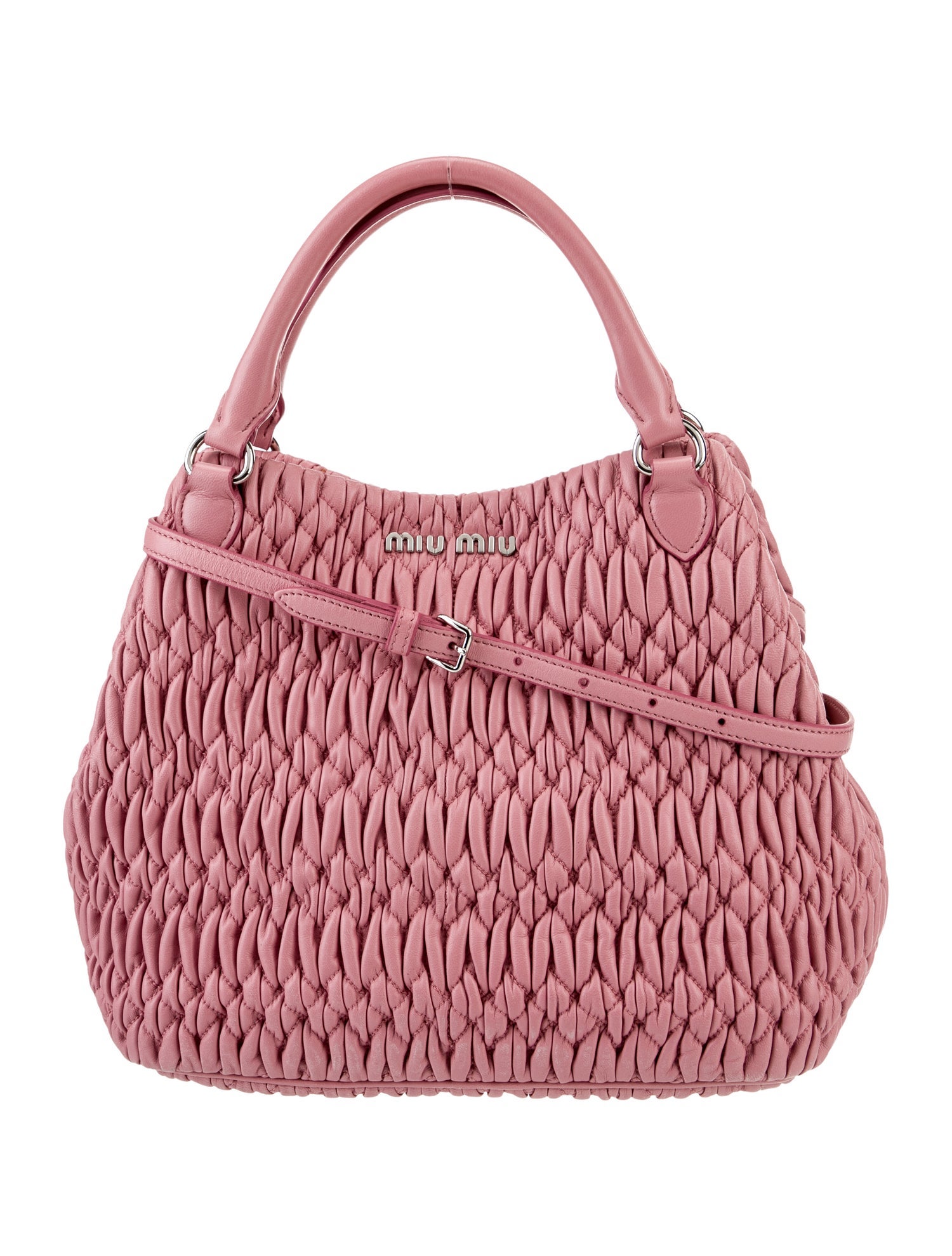 Miu Miu Lambskin Top Handle Bag