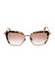 Miu Miu Cat-Eye Gradient Sunglasses