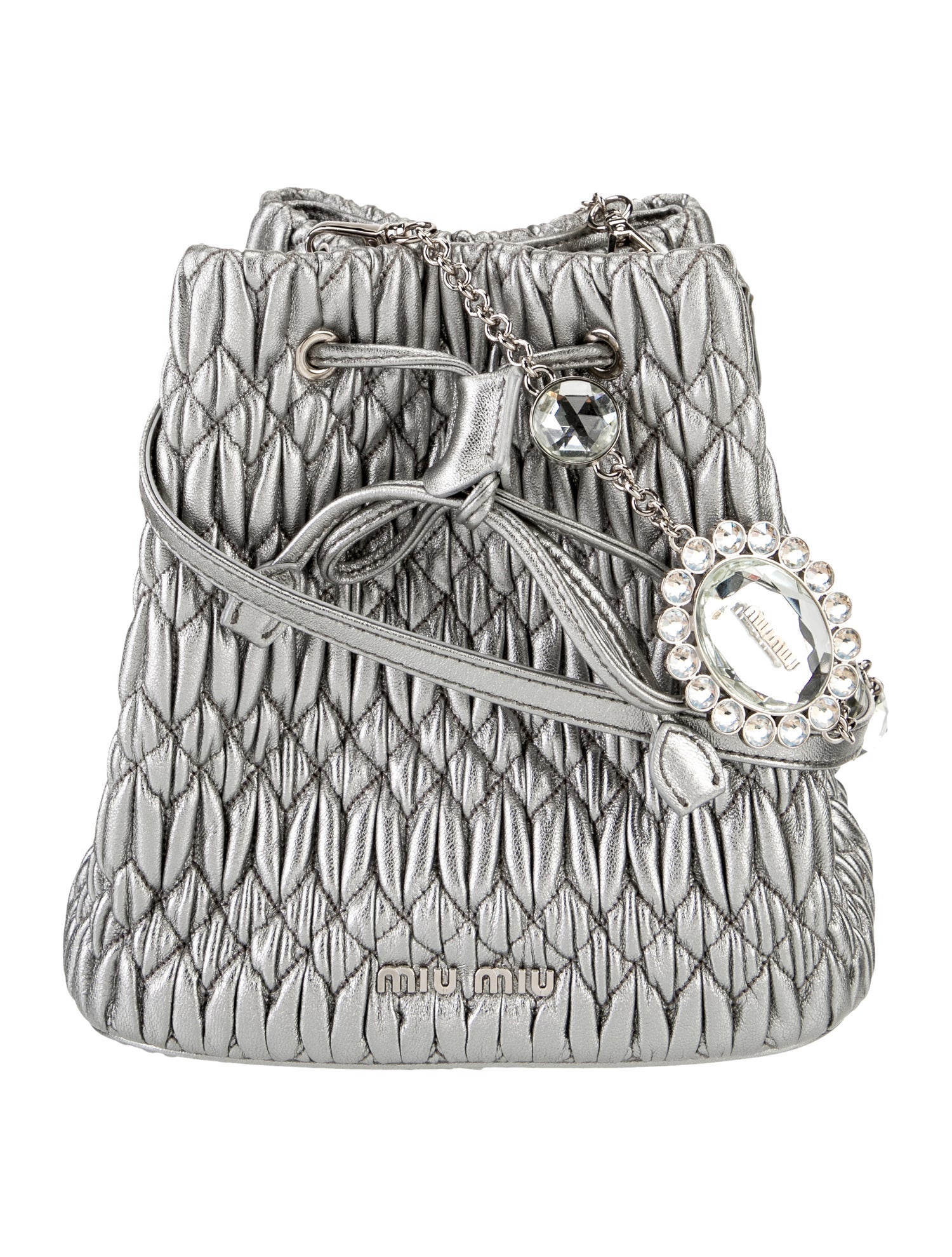 Miu Miu Lambskin Nappa Crystal