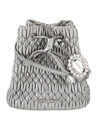 Miu Miu Lambskin Nappa Crystal