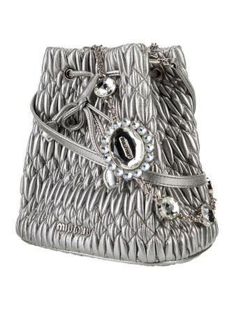 Miu Miu Lambskin Nappa Crystal