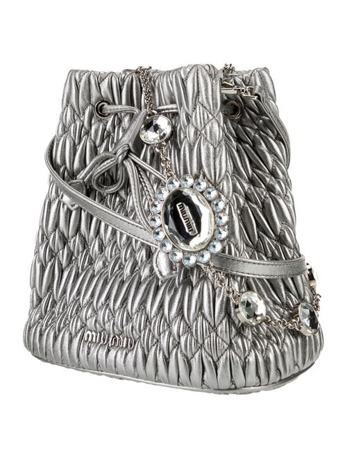 Miu Miu Lambskin Nappa Crystal
