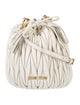 Miu Miu Leather Matelasse Bucket Bag