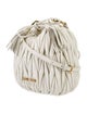 Miu Miu Leather Matelasse Bucket Bag