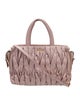 Miu Miu Leather Top Handle Bag